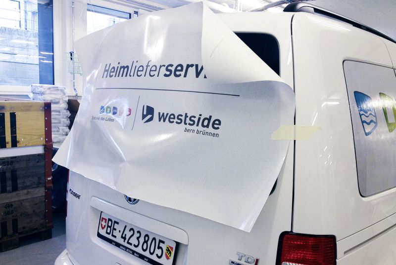 Carwrapping Heimlieferservice Westside
